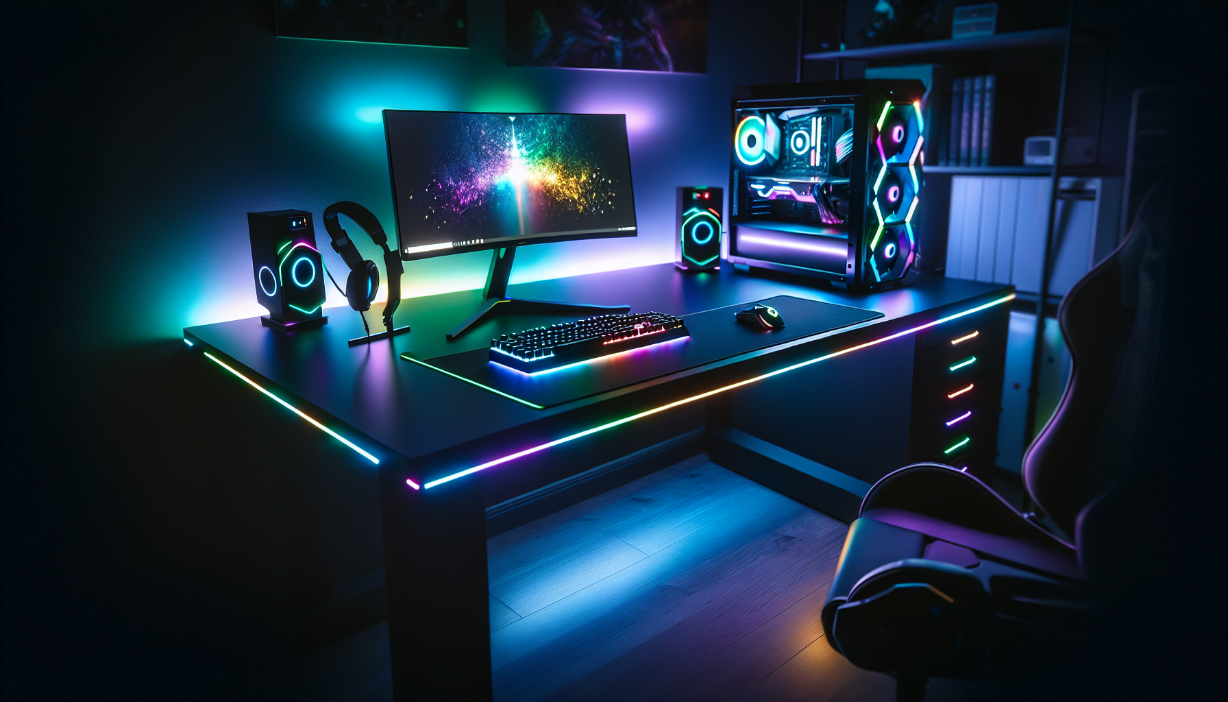Mood Lighting Ideas for Your Gaming Desk