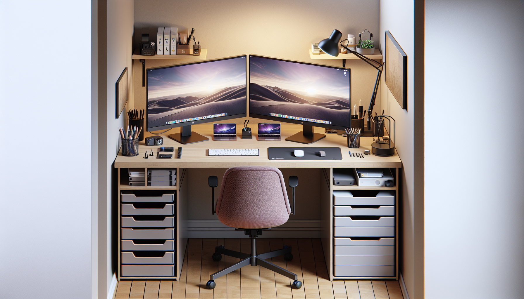 Maximizing Space in Small Dual Monitor Setups