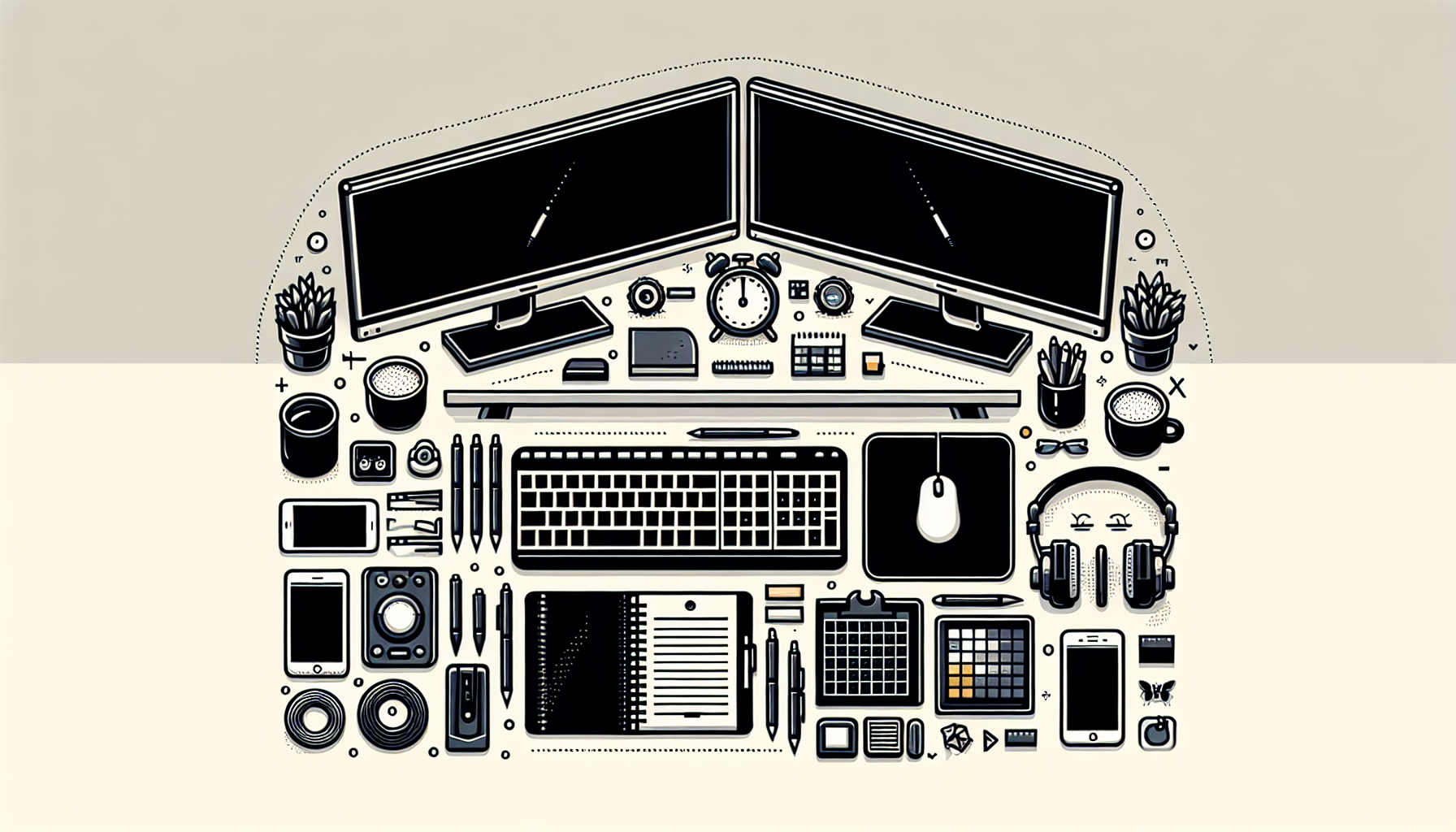 Pro Tips for Organizing a Dual Monitor Desk
