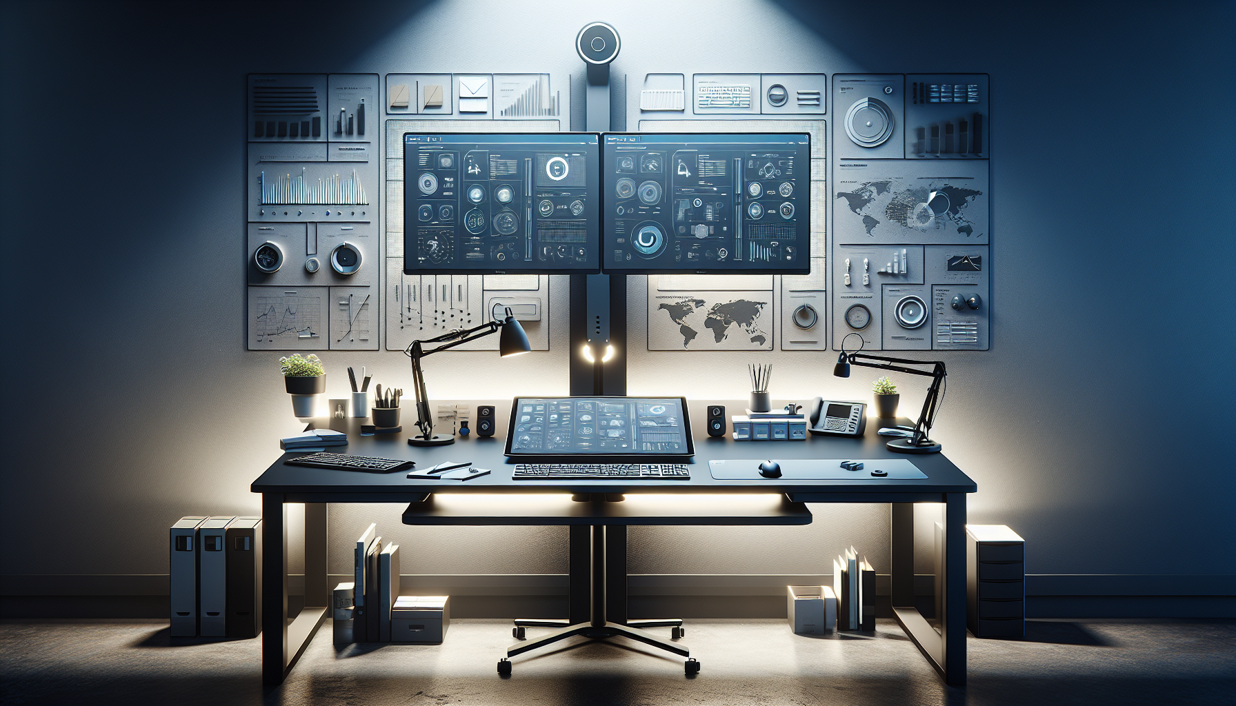 Maximize Productivity with Dual Monitor Desk Setups
