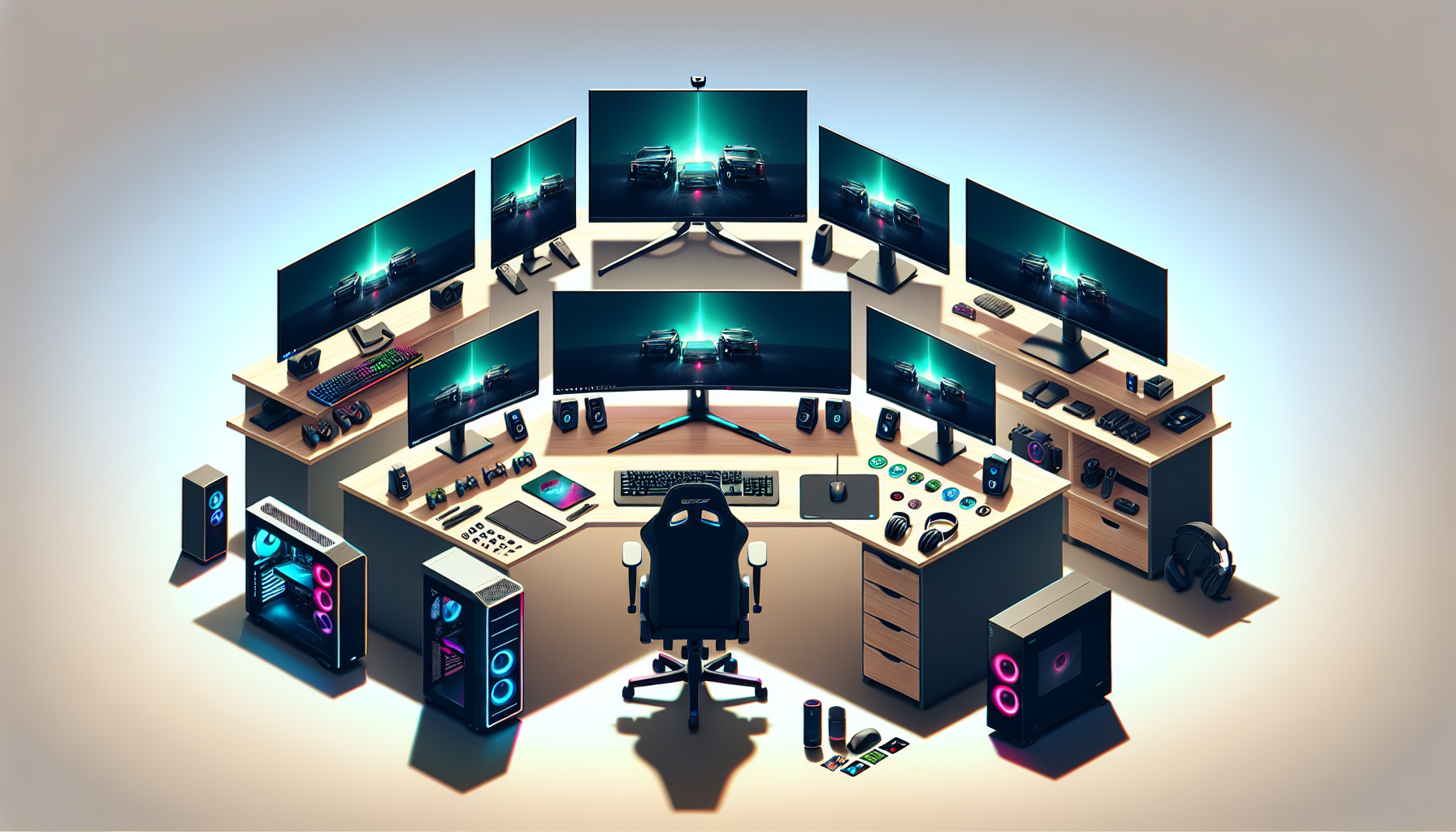 The Impact of Monitor Placement on Gaming Desk Setup