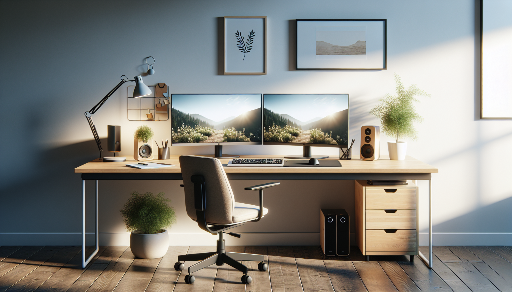 Affordable Dual Monitor Desk Setup Ideas