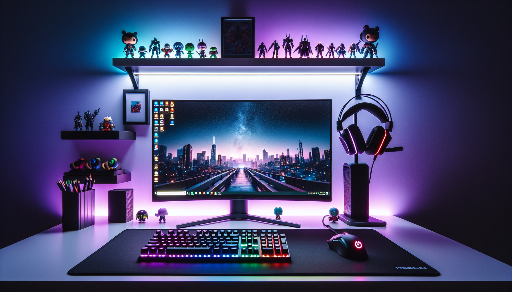 Aesthetic Additions for Your Gaming Desk Setup