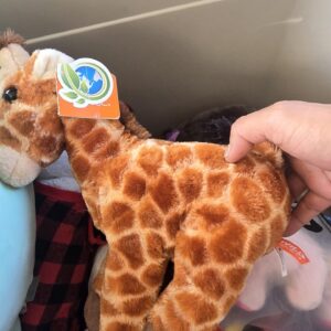 Wild Republic Plush Giraffe Stuffed Animal 12" Brown Tan Soft Toy New