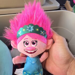 DreamWorks Poppy Trolls Plush Doll Pink 10-12in Used Stuffed Toy