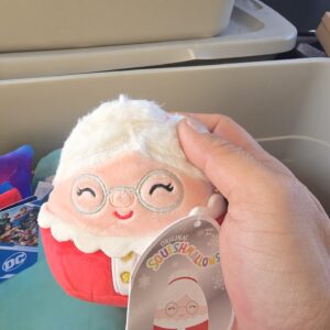 Squishmallows Nicolette Holiday Plush 5in Red White Christmas Toy New with Tag