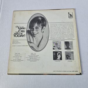 Vikki Carr – The Way of Today – 12" LP – Liberty Records – LRP-3456 – 1966