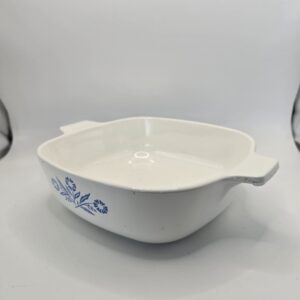 CorningWare P-1 1/2-B 1.5 Qt Blue Cornflower Casserole Dish Used Vintage
