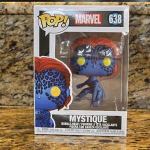 Funko 638 Mystique Bobble-Head Vinyl Figure Marvel Pop New in Box 3.75in