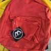 Metropack Red Nylon Backpack Travel School Bag Zippered Pocket New with Tag