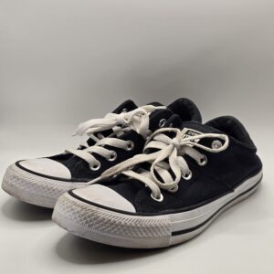 Converse Chuck Taylor All Star Low Top Sneakers Black Canvas Used