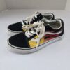 Vans Old Skool Flame Sneakers Size 6 Black Yellow Red White