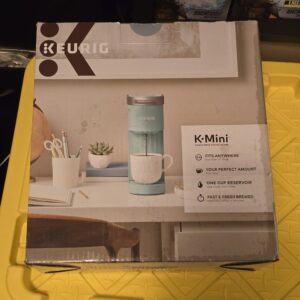 Keurig K-Mini Single Serve Coffee Maker Pastel Blue Compact New