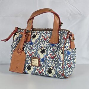 Dooney & Bourke Snow White 1975 Satchel Handbag Multicolor Leather Trim