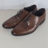 Men's Brown Leather Oxford Dress Shoes Lace-Up Formal Wear Used