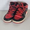 Nike Air Jordan Youth Mid Top Black Red Sneakers Size 6.5Y