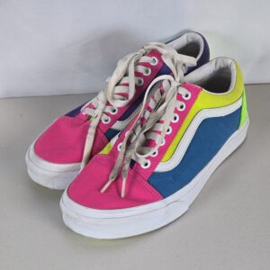Vans Old Skool Sneakers Unisex Pink Blue Yellow Green White Purple