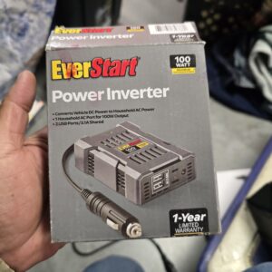 EverStart 100 Watt Power Inverter DC to AC Car Adapter USB Portable Charger