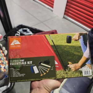Ozark Trail 11-Piece Tent Essentials Kit Camping Repair Mallet Stakes New