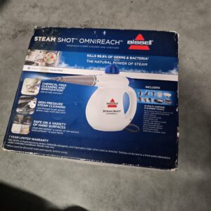 Bissell Steam Shot Omnireach Handheld Steam Cleaner Sanitizer White