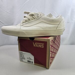 Vans Old Skool Skate Shoes Men’s US 8 Marshmallow Oversized Lace