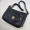 Beverly Hills Polo Club Black Faux Leather Shoulder Crossbody Bag