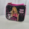 Hannah Montana Insulated Lunch Bag Pink Black Girls Zippered Tote