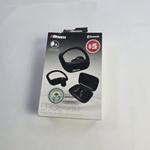 2Boom EDGE AIR Wireless Earphones Bluetooth Black with Charging Case