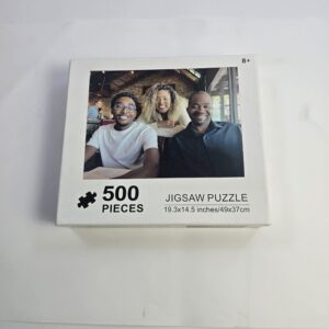 500 Piece Jigsaw Puzzle 19.3x14.5 in Custom Photo Puzzle for Ages 8+