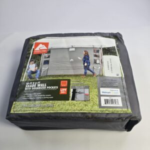 Ozark Trail Shade Wall Canopy Accessory with Organizer Pockets Gray 10x6 ft