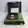 Ozark Trail BG5247AT Portable 1 Burner Butane Camping Stove Green Black