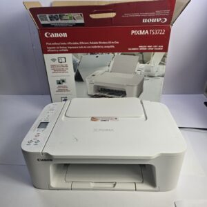 Canon PIXMA TS3722 Wireless All-in-One Inkjet Printer White