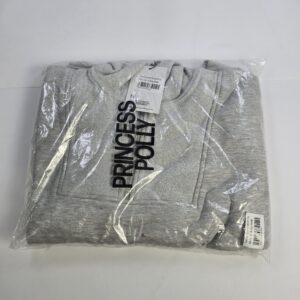 Princess Polly Women's Sweatshirt Gray US 10 UK 14 M-L