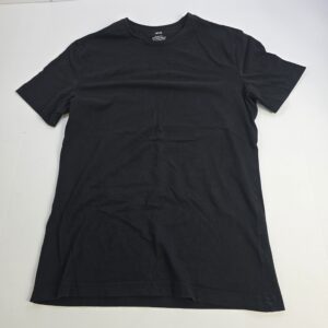 H&M Regular Fit Men's Short Sleeve Black T-Shirt
