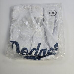 Dodgers Baseball Jersey XL White Blue Los Angeles Fan Gear MLB