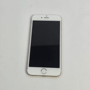 Smartphone with Home Button White Front Silver or Gold Edges Phone Only