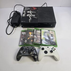 Xbox One Console Bundle with Controllers and Call of Duty Games - Black