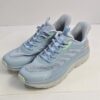 Men's Athletic Running Shoes Light Blue Neon Green Orange Cushioned Sole