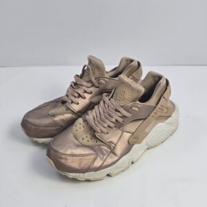 Nike Air Huarache Sneakers Rose Gold Beige White Sole Men's