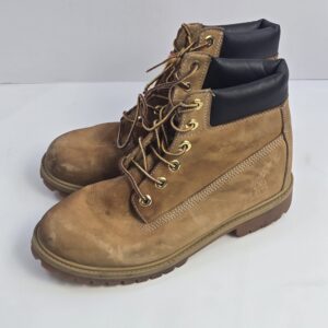 Timberland Leather Work Boots Brown Men's Rugged Footwear