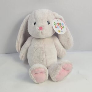Giggle Scape Plush Bunny Toy Light Pink Stuffed Animal with Tag