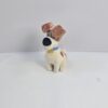 Plush Dog Character Stuffed Animal Toy White Brown Black Blue Yellow
