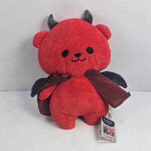 Gloomy x Chax GP Devil Bear Plush Toy Red and Black Stuffed Animal