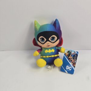 DC Batgirl Plush Toy Rainbow Multicolor Superhero Stuffed Animal