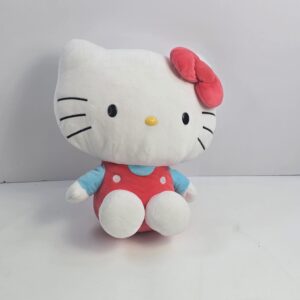Hello Kitty Plush Toy Stuffed Animal White Red Blue Sanrio Character