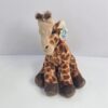 Plush Giraffe Toy Stuffed Animal Brown Beige Soft Plush Fabric