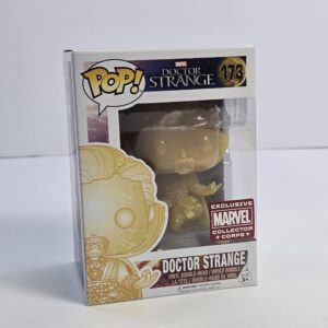 Funko POP! 173 Doctor Strange Vinyl Bobble-Head Gold Glitter Exclusive Marvel