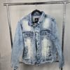 Southpole Acid Wash Denim Jacket Men's Blue Button Front Jean Style