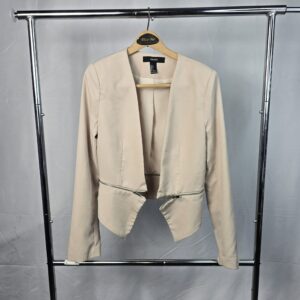 Forever 21 Women's Beige Blazer Jacket Size L