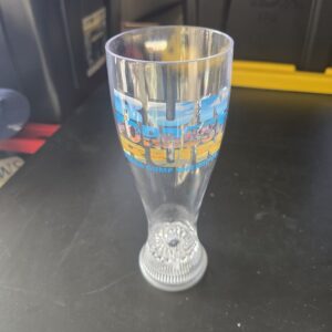 Bubba Gump Shrimp Co. Souvenir Cup Plastic Clear Run Forrest Run Collectible